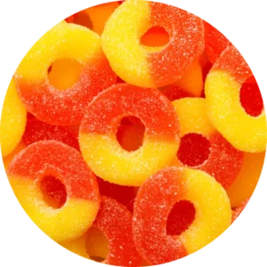 Home Albanese Gummi Peach Rings 4.5lb